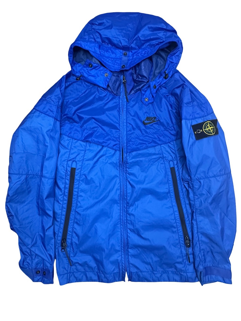 Nike x Stone Island Blue Windbreaker Jacket